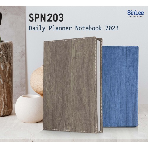 2023 Personalised Notebook / Diary / Christmas Daily Planner Notebook leather cover SPN 203