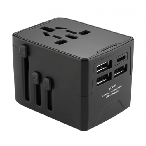 PD Power Travel Adaptor Multi Plug Universal Travel Adapter with USB and Type-C