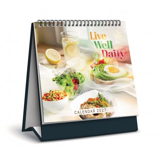 2027 Singapore Calendar With School Holiday - Live Well Daily Theme- S8803