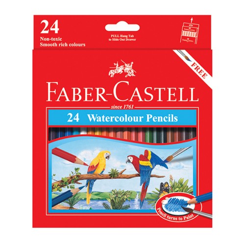 FABER CASTELL 24 WATER COLOUR PENCIL 114464